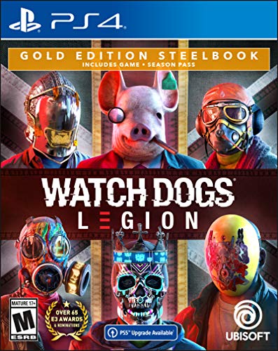 PS4/Watch Dogs: Legion Gold Steelbook Edition@PlayStation 4 & PlayStation 5 Compatible Game