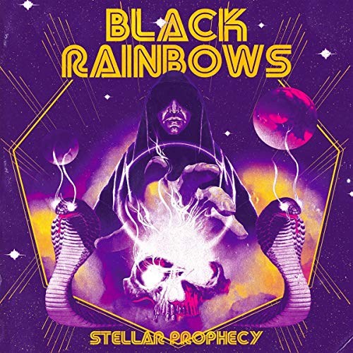 Black Rainbows/Stellar Prophecy@Red Background Splatter
