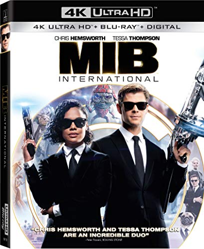 Men in Black: International (2019)/Chris Hemsworth, Tessa Thompson, and Rebecca Ferguson@PG-13@4K Ultra HD + Blu-ray