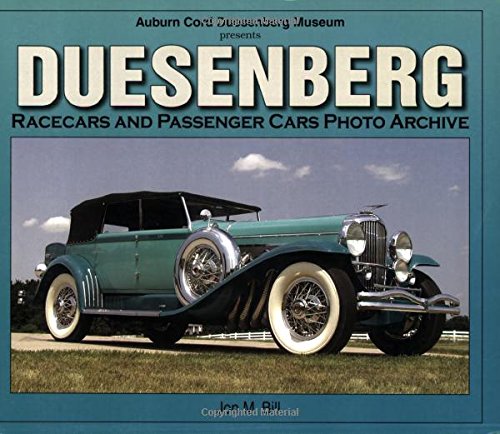 Jon M. Bill Duesenberg Racecars & Passenger Cars Photo Archive 