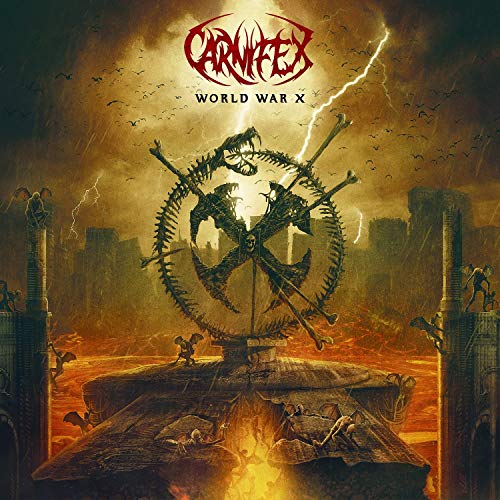 Carnifex/World War X - ORANGE/BLACK SPLATTER LP@***COMES WITH SIGNED POSTER!!!***