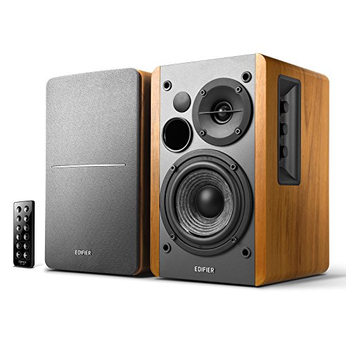 Speakers - Book Shelf/Bluetooth/Powered/42 Watts/Remote/Rca Inputs/Wood@R1280db