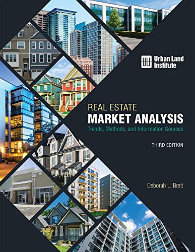 Deborah L. Brett Real Estate Market Analysis Trends Methods And Information Sources Third E 0003 Edition; 