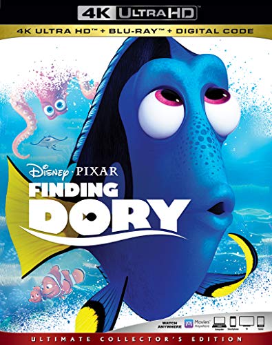 Finding Dory (2016)/Ellen DeGeneres, Albert Brooks, and Hayden Rolence@PG@4K Ultra HD + Blu-ray