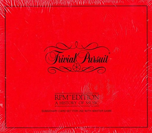 Board Game/Trivial Pursuit: RPM Edition - A History Of Music@Subsidiary Card Set for Use with Master Game