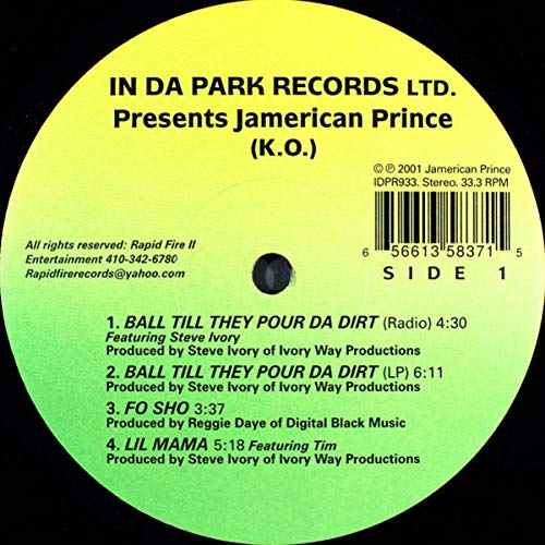 Jamerican Prince/Ball Till They Pour Da Dirt