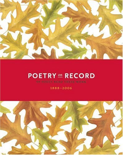 Poetry On Record 98 Poets Rea Poetry On Record 98 Poets Rea 4 CD Incl. Booklet 