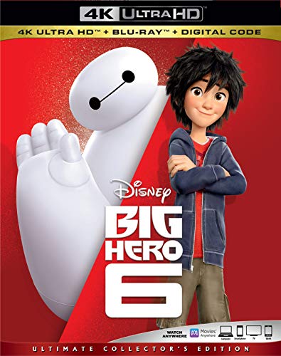 Big Hero 6 (2014)/Scott Adsit, Ryan Potter, and Daniel Henney@PG@4K Ultra HD + Blu-ray