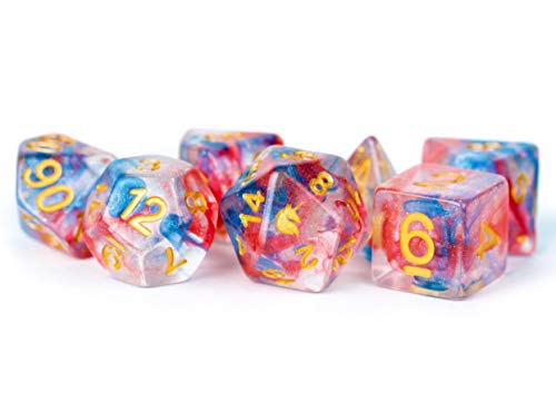 Unicorn Dice Set/Royal Sunset@7 Pc Set