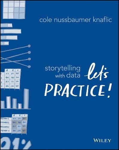Cole Nussbaumer Knaflic Storytelling With Data Let's Practice! 