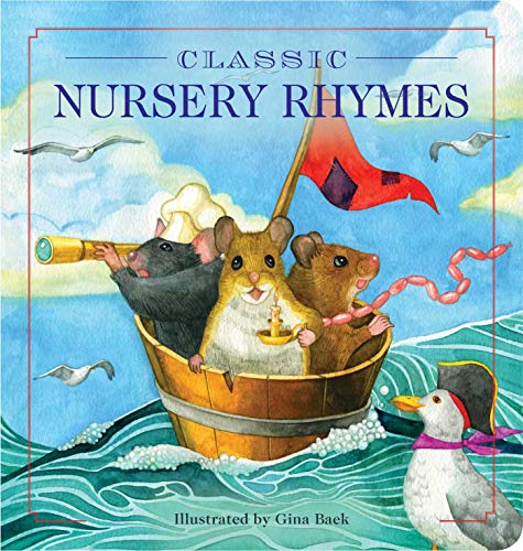 Gina Baek Classic Nursery Rhymes Oversized Padded Board Book A Collection Of Limericks And Rhymes For Children 