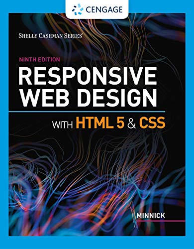Jessica Minnick Responsive Web Design With Html 5 & Css 0009 Edition; 