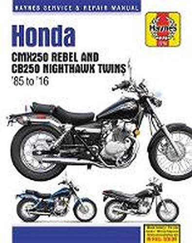 Haynes Publishing Honda Cmx250 Rebel And Cb250 Nighthawk 1985 2016 