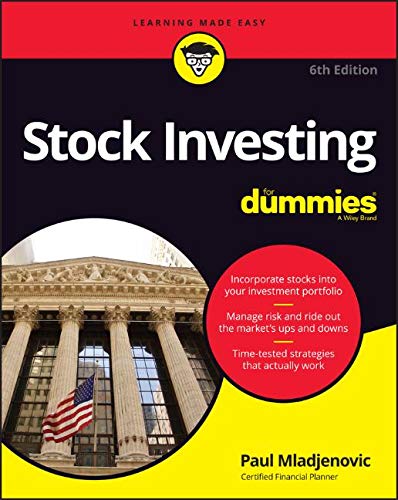 Paul Mladjenovic Stock Investing For Dummies 0006 Edition; 