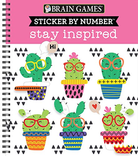 Publications International Ltd/Brain Games - Sticker by Number@ Stay Inspired