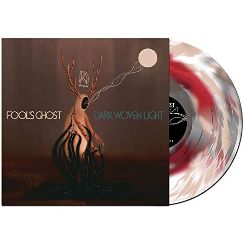 Fool's Ghost/Dark Woven Light@Dark Red & Dark Grey Swirl W/White & Tan Accents