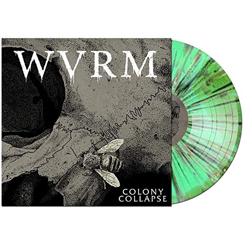 Wvrm/Colony Collapse@Green W/Chartreuse & Black Splatter Vinyl