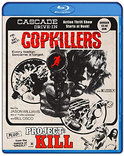 Cop Killers/Project: Kill/Drive-in Double Feature@Blu-Ray@R