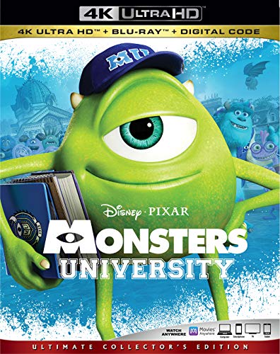 Monsters University (2013)/Billy Crystal, John Goodman, and Steve Buscemi@G@4K Ultra HD + Blu-ray