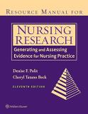 Denise Polit Resource Manual For Nursing Research Generating And Assessing Evidence For Nursing Pra 0011 Edition; 