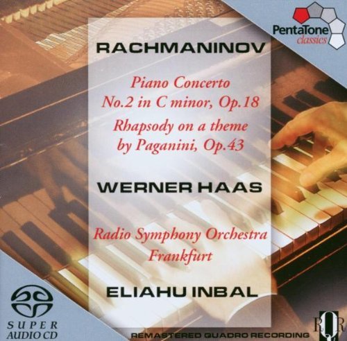 S. Rachmaninoff/Con Pno 2/Rhap Theme Paganini@Sacd/6 Ch/Haas (Pno)@Inbal/Frankfurt Rso