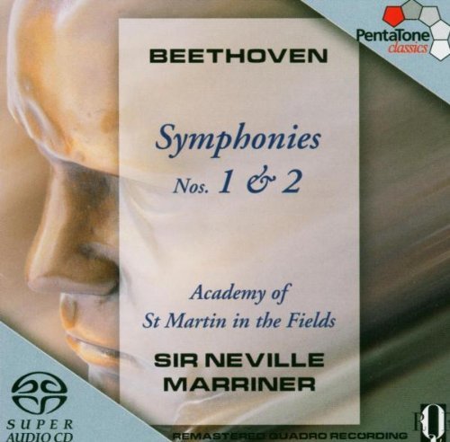 Ludwig Van Beethoven/Syms 1/2@Sacd@Marriner/Asmf