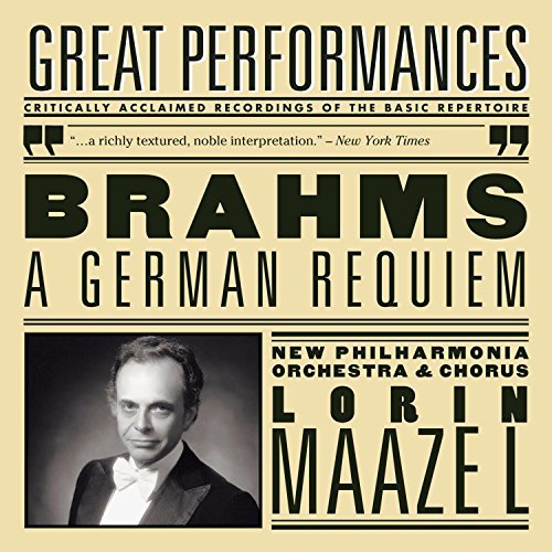 J. Brahms Ein Deutsches Requiem German R Maazel New Po 