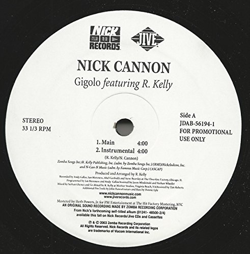 Nick Cannon/Gigolo@Feat. R. Kelly