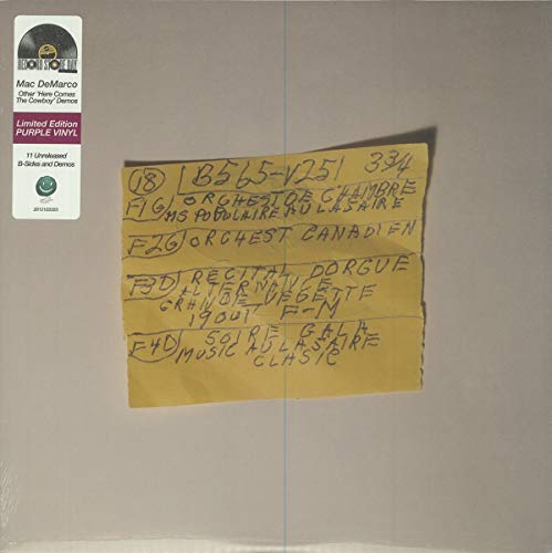 Mac DeMarco/Other Here Comes The Cowboy Demos@Purple Vinyl@RSD Exclusive/Ltd. 3,000