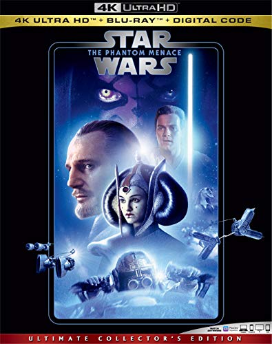 Star Wars: Episode I - The Phantom Menace/Liam Neeson, Ewan McCgregor, and Natalie Portman@PG@4K Ultra HD + Blu-ray