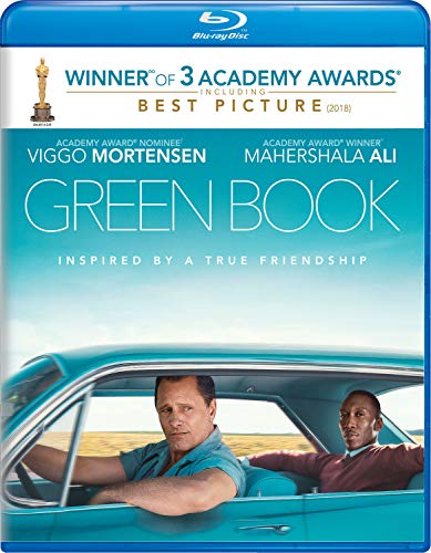 Green Book (2018) (Academy Awards Winner Cover Art)/Viggo Mortensen, Mahershala Ali, and Linda Cardellini@PG-13@Blu-ray