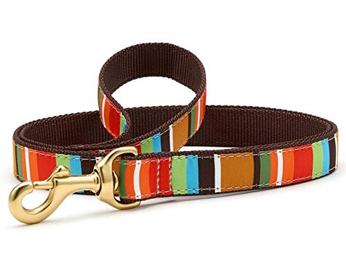 Up Country - Dog Leash - Brown Stripe