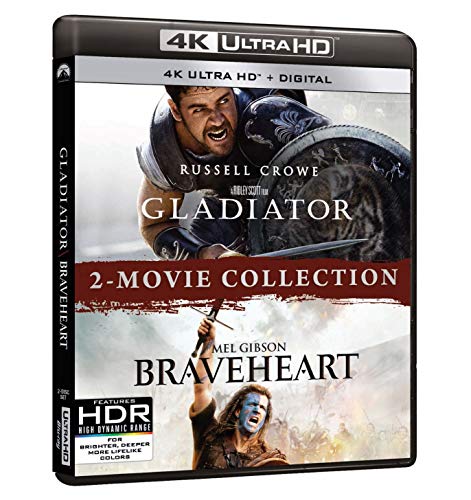 Gladiator/Braveheart/Double Feature@4KUHD@NR
