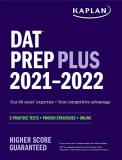 Kaplan Test Prep Dat Prep Plus 2021 2022 2 Practice Tests Online + Proven Strategies Proprietary 