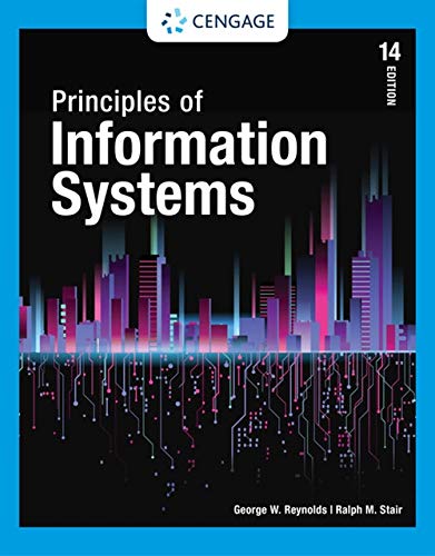 Ralph Stair Principles Of Information Systems 0014 Edition; 