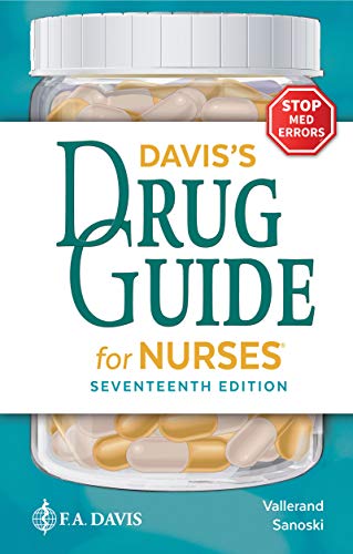April Hazard Vallerand Davis's Drug Guide For Nurses 0017 Edition; 