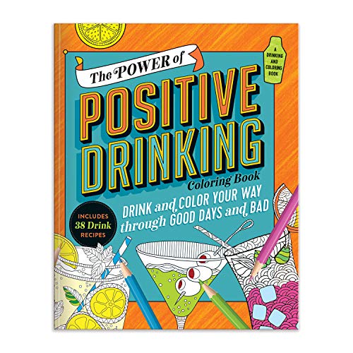 Galison/The Power of Positive Drinking Coloring and Cockta