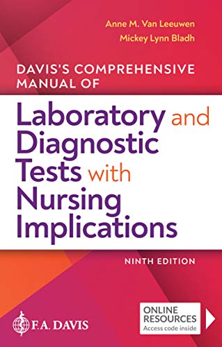 Anne M. Van Leeuwen Davis's Comprehensive Manual Of Laboratory And Dia 0009 Edition; 