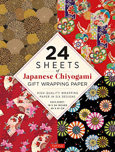 Tuttle Studio/Japanese Chiyogami Gift Wrapping Paper - 24 Sheets@ 18 X 24 (45 X 61 CM) Wrapping Paper