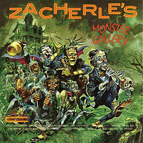 Zacherle/Zacherle's Monster Gallery@Limited Clear with Pumpkin Splatter Vinyl Edition