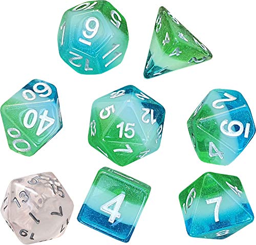 Dice Set/Blue Hawaiian@7pc Dice Set