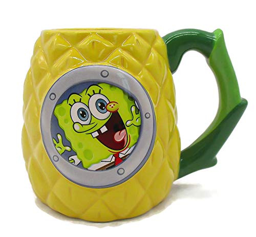 Mug - Molded/Spongebob In Pineapple