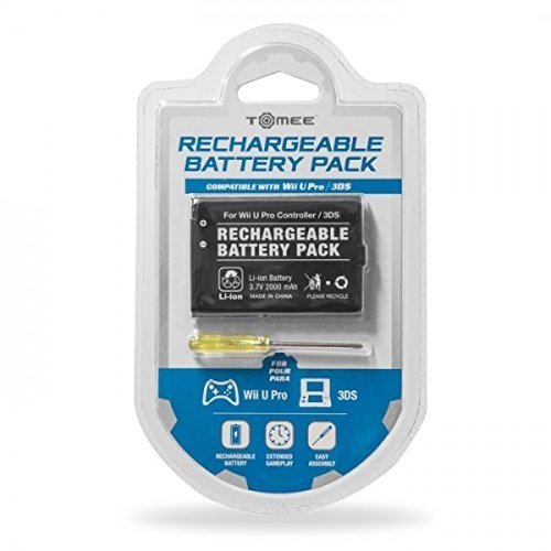 3DS/ Wii U Pro Controller Tomee Rechargeable Battery Pack/3ds/ Wii U Pro Controller Tomee Rechargeable Batte@Hyperkin