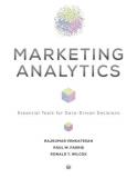 Rajkumar Venkatesan Marketing Analytics Essential Tools For Data Driven Decisions 