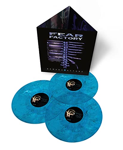 Fear Factory/Demanufacture 25th Anniversary Edition@140g Transparent Blue, Solid White & Black Mixed Color Vinyl