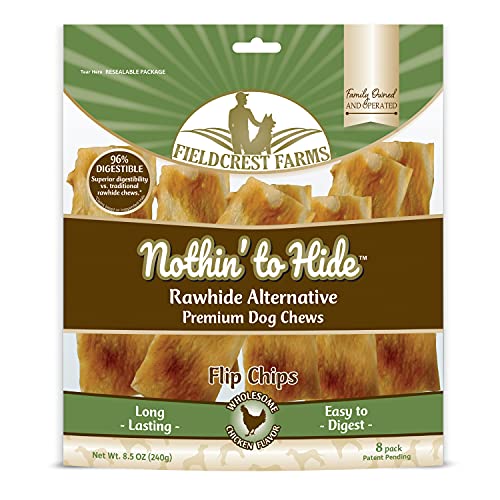 Nothin' to Hide Flip Chips Dog Chews-Chicken