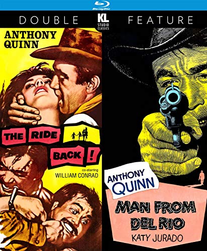 Man From Del Rio/Ride Back/Anthony Quinn Western Double Feature@Blu-Ray@NR