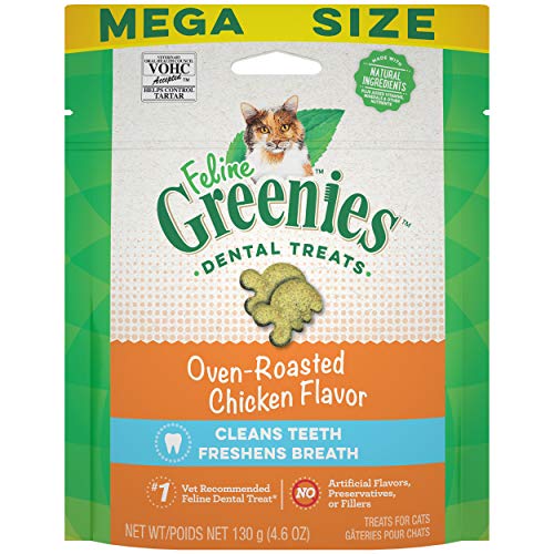 Greenies - Cat Dental Treats - Oven Roasted Chicken