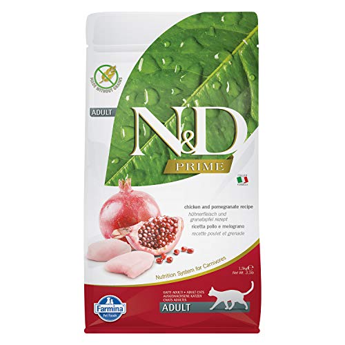 Farmina N&D Prime Dry Cat Kibble - Chicken & Pomegranate