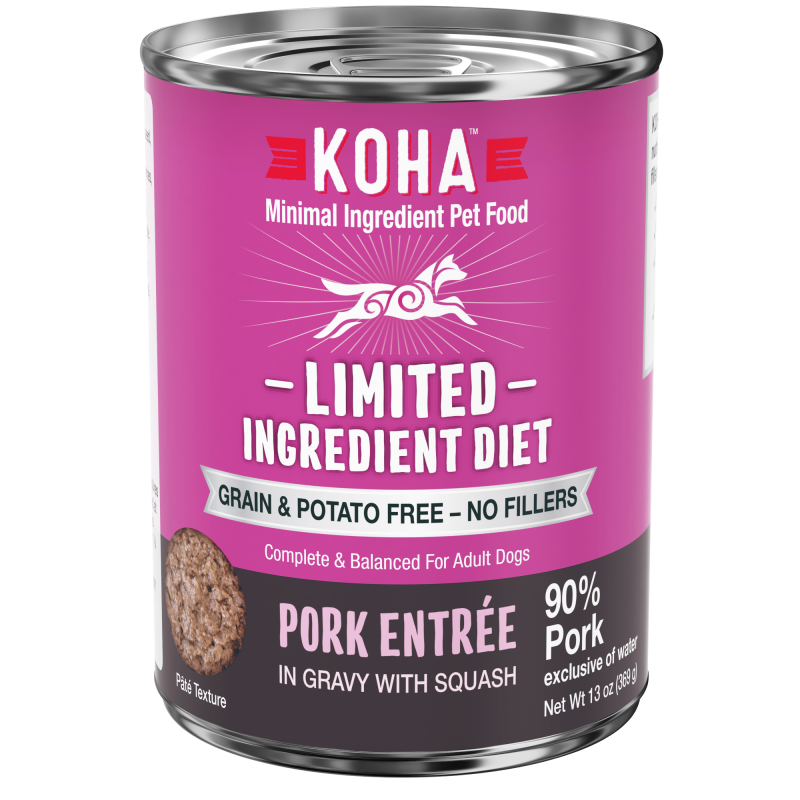 KOHA Limited Ingredient Diet Pork Entrée for Dogs